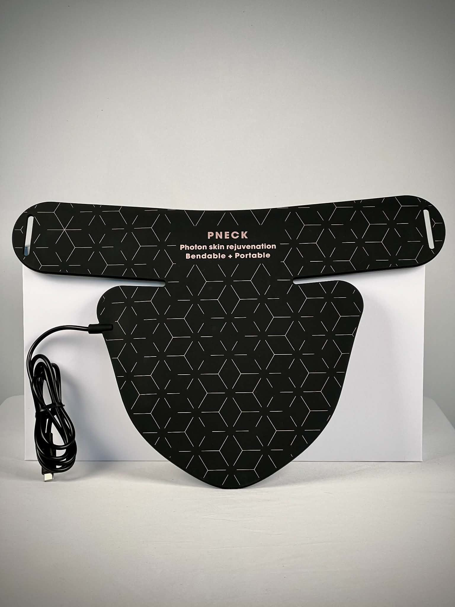 4-Farget LED Lysterapi Maske for Ansikt, Nakke og Bryst