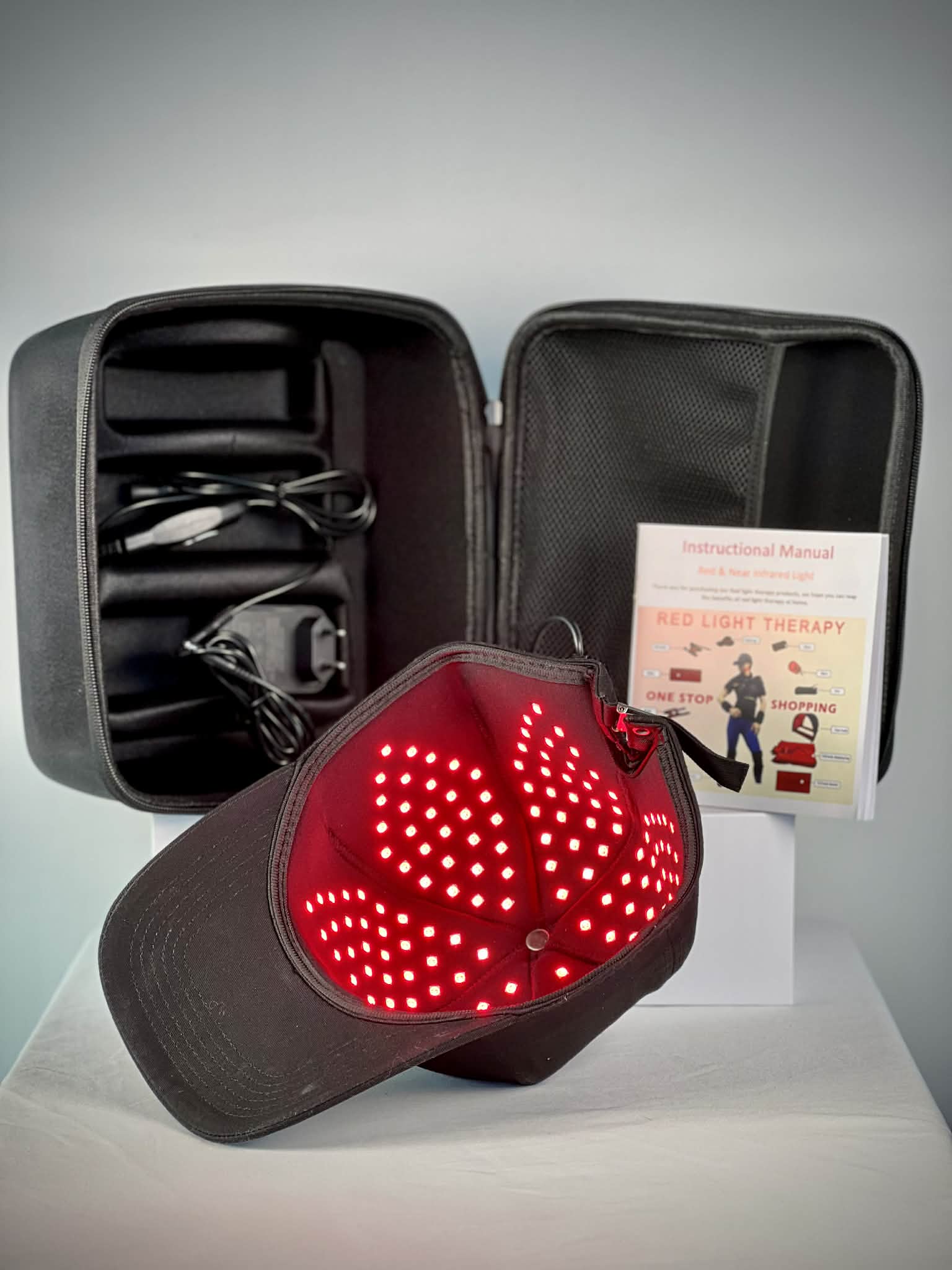 Rødlysterapi Caps – Hodebunnsterapi med 5 Bølgelengder